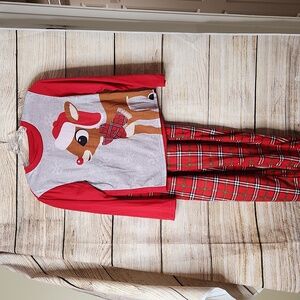 Kids Rudolph Christmas Pajamas